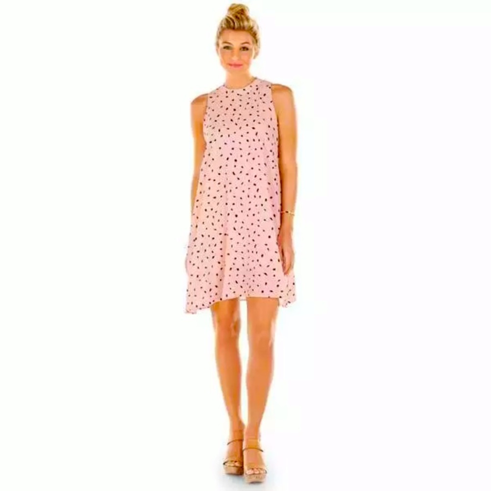 EUC mud pie pink sawyer swing dress